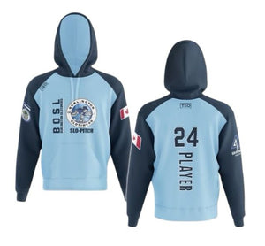 Elite Hoodie | "BOSL" Powder Blue