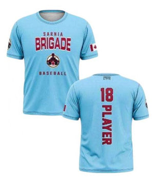 Elite T-Shirt | Brigade Baseball Light Blue