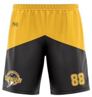 Elite Training Shorts | Yellow/Black Logo