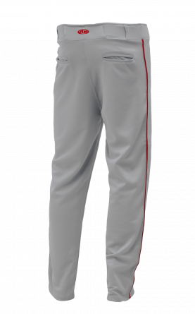 Athletic Knit Adult/Youth Open Bottom Piped Baseball Pants