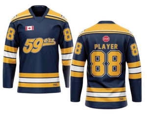 Elite Hockey Jersey (No Sponsor Logo) | Blue Jersey