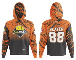 Elite Hoodie | ALLBALL Orange Camo