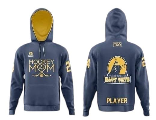 Elite "Hockey Mom" Hoodie- with heart