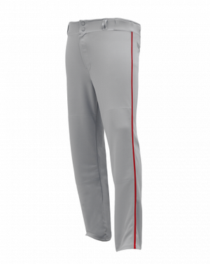 Athletic Knit Adult/Youth Open Bottom Piped Baseball Pants
