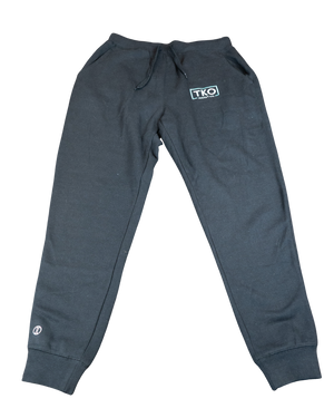 Soft cotton fleece joggers with your team logo embroidered on. Tapered leg, side pockets, rib-knit cuffs.
