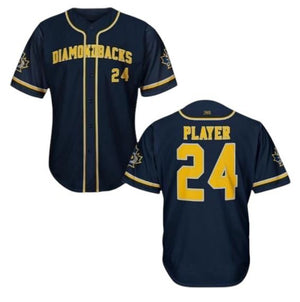 Elite Button-Up Jersey- Navy