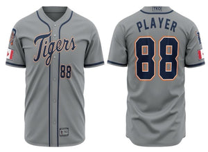 Elite Button-Up | Grey Jersey