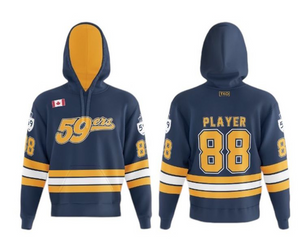 Elite Hoodie | Navy Jersey Replica