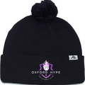 Knit Fold Over Pom-Pom Toque