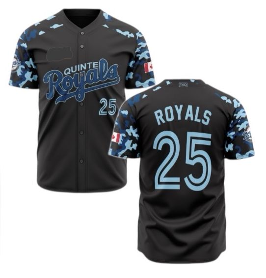 Elite Button-Up Jersey | Black with Camo Sleeves