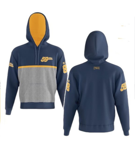 Elite Hoodie | Grey/Navy