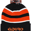Knit Fold Over Pom-Pom Beanie