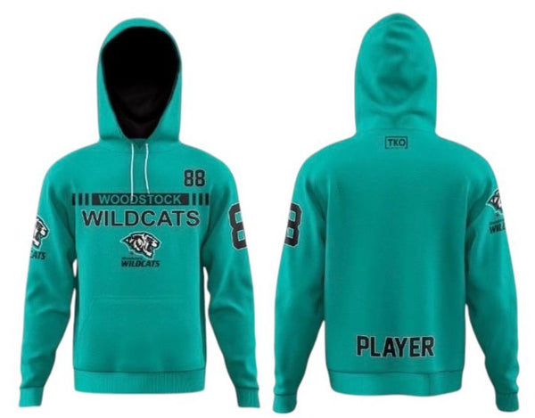 Wildcats Hoodie | Prolook Teal Stripe