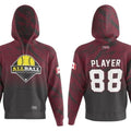 Elite Hoodie | ALLBALL Maroon Camo