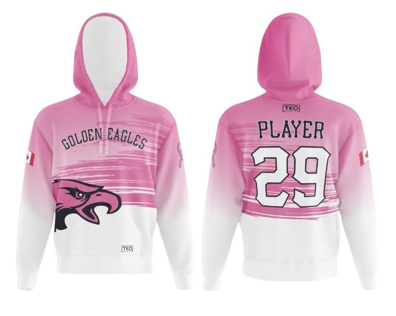 Elite Hoodie | Pink & White