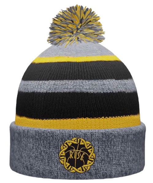 Pacific Headwear Knit Fold Over Pom-Pom Beanie