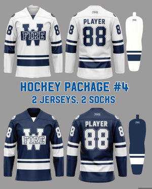 Hockey Package #4 | 2 Jerseys, 2 Socks