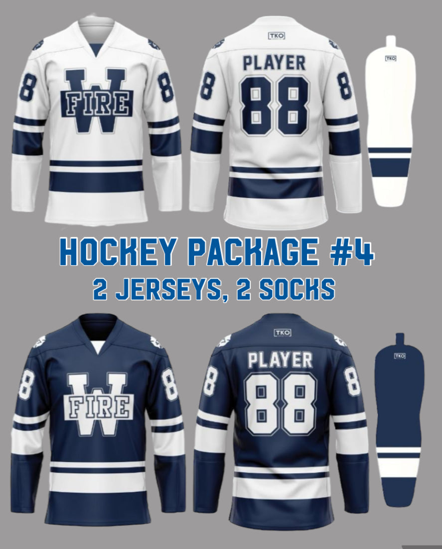 Hockey Package #4 | 2 Jerseys, 2 Socks