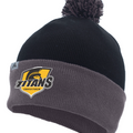 Pacific Headwear Knit Fold Over Pom-Pom Beanie