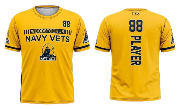 Elite T-Shirt | Gold Navy Vets