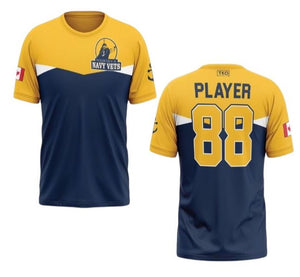 Elite T-Shirt | Gold & Navy