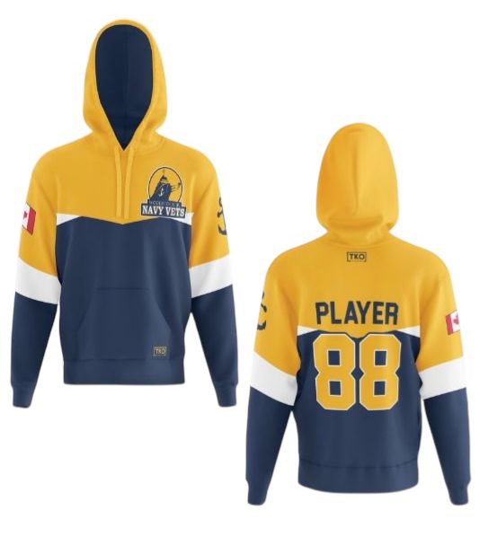 Elite Hoodie | Gold & Navy