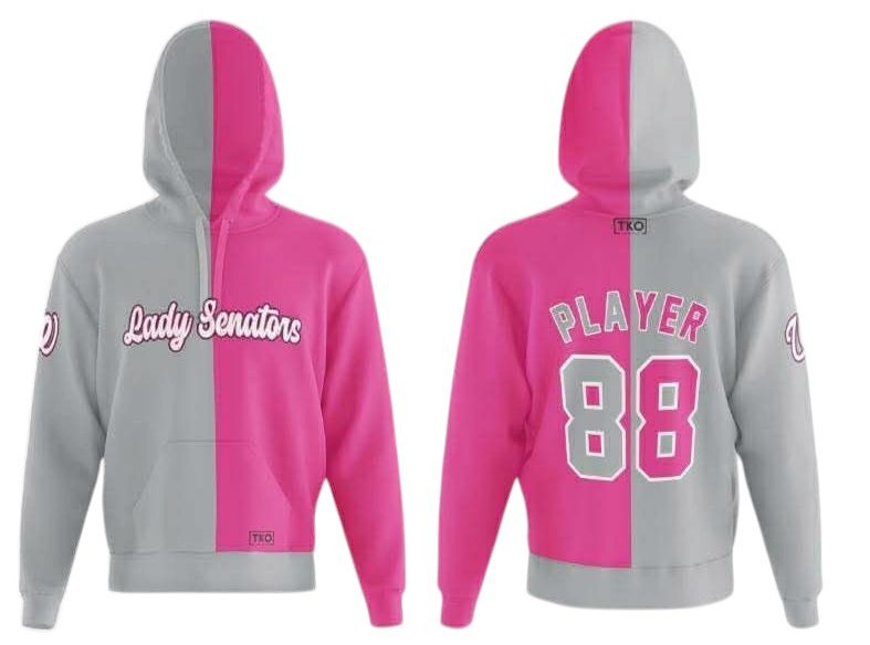 Elite Hoodie | Pink & Grey
