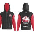 Elite Zip-Up Hoodie | Black & Red