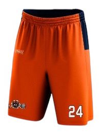 Elite Training Shorts | Orange (Tiger Logo)
