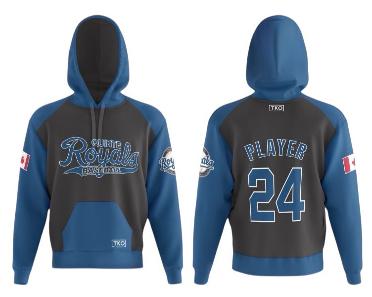 Elite Hoodie | Black & Blue