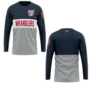 Elite Long Sleeve | Navy & Grey