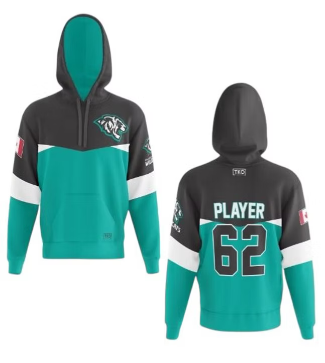 Wrangler Hoodie | Black & Teal
