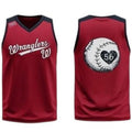 Elite V-Neck Tank | Baseball Mom (Red)