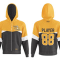 Elite Hoodie Full Zip | Yellow & Black