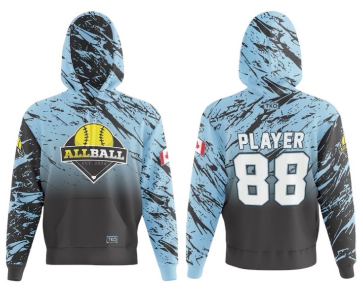 Elite Hoodie | ALLBALL Light Blue Camo