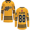 Elite Hockey Jersey (No Sponsor Logo)  | Yellow Jersey
