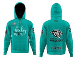 Wildcats Hoodie | Hockey Mom Teal thumbnail 1
