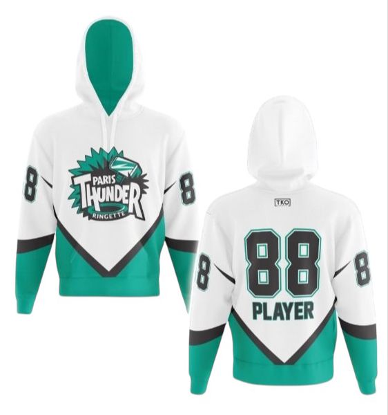 Elite Hoodie | White Jersey 2024