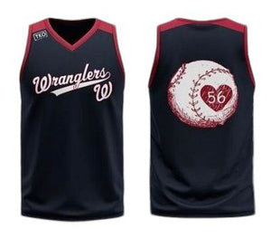 Elite V-Neck Tank | Baseball Mom (Navy)