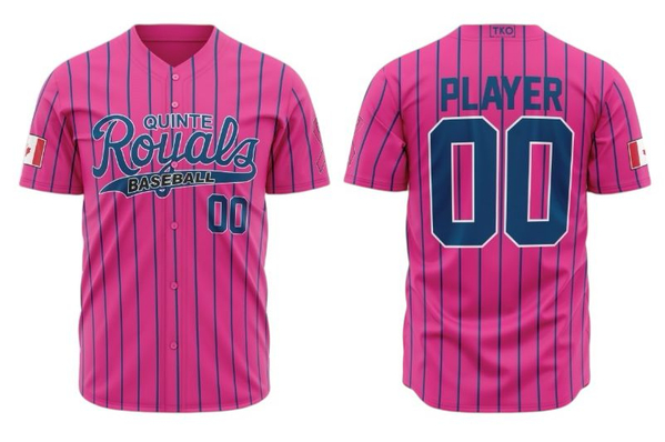 Elite Button-Up Jersey | Breast Cancer Pink