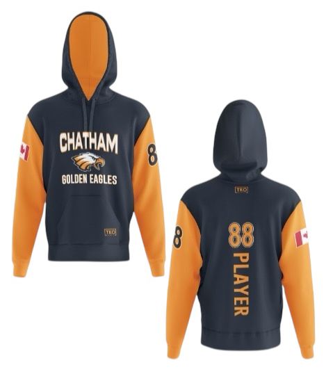 Elite Hoodie | Chatham with Yellow Sleeves