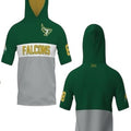 Elite Short Sleeve Hoodie | Falcons Stripe