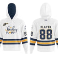 Elite Hoodie | White Hockey Mom