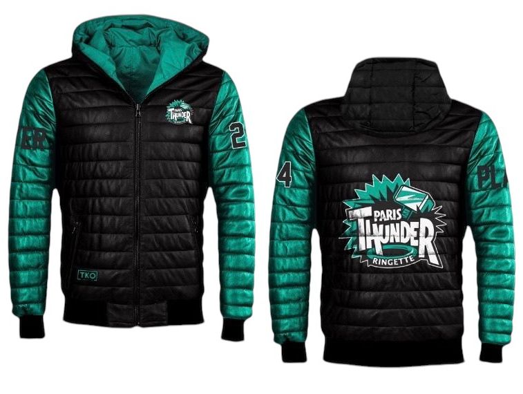 Bubble Jacket- Teal Sleeves