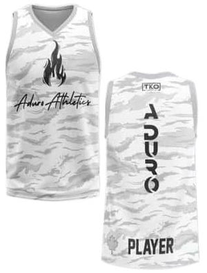 Dry Fit V-Neck Tank | Grey Camo