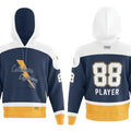 Elite Hoodie | Blue Jersey