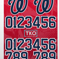 Helmet Stickers | Logo & Numbers