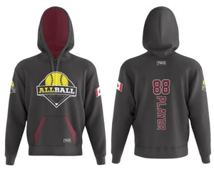Elite Hoodie | ALLBALL Maroon