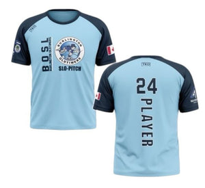 Elite T-Shirt | "BOSL" Powder Blue