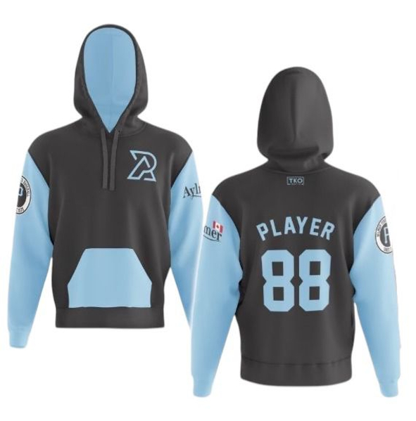 Elite "AP" Hoodie | Black & Blue